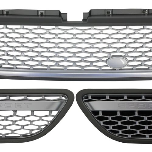 Keskisäleikkö ja sivusäleiköt Land Range Rover Sport L320 (2005-2008) Autobiography Look Silver Edition